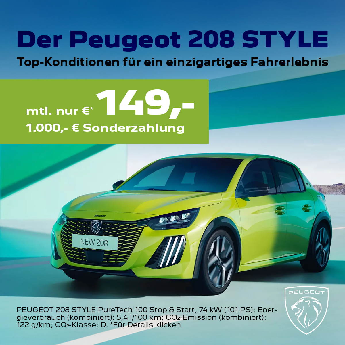 BEITRAGSBILD Peugeot 208 neue Rate 09-25